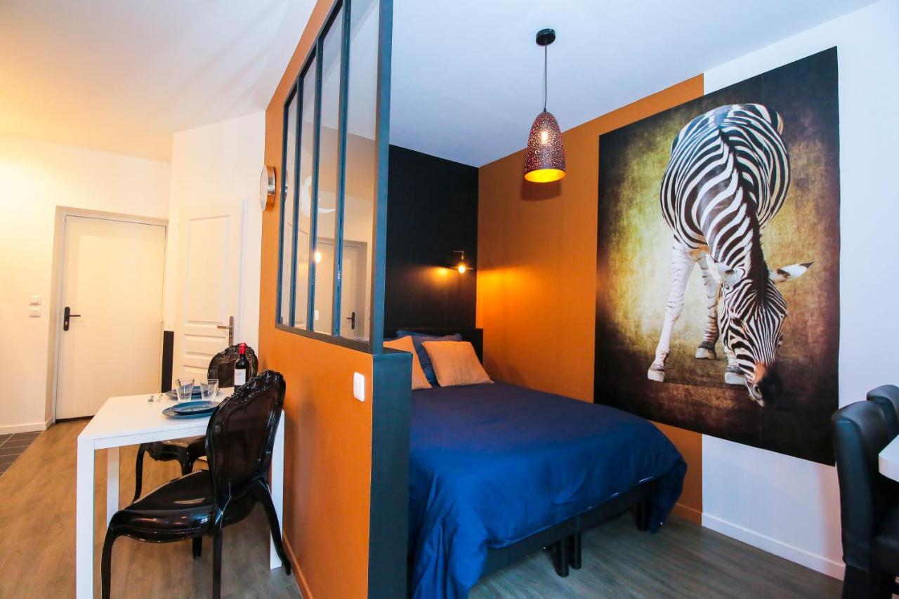 דירות סן-אטיין Le Zebre, T1 Hypercentre Chic Et Cosy, Wifi Par Sovalfi מראה חיצוני תמונה